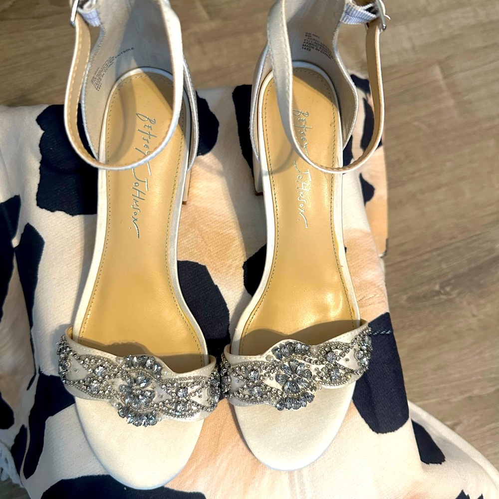 NEW! Betsey Johnson Mel Embellished Heels